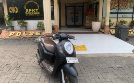 Gerak Cepat Polsek Menganti Tangkap Tersangka Begal Driver Ojol di Gresik
