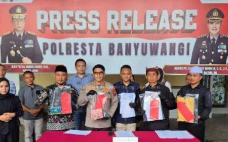 Polresta Banyuwangi Bongkar Umroh Ilegal, Dua Tersangha Wanita Diamankan, Kerugian Capai Rp 500 Juta