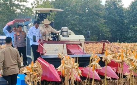 Panen Raya di Tuban, Presiden Prabowo Apresiasi Peran Polri Wujudkan Ketahanan Pangan Nasional