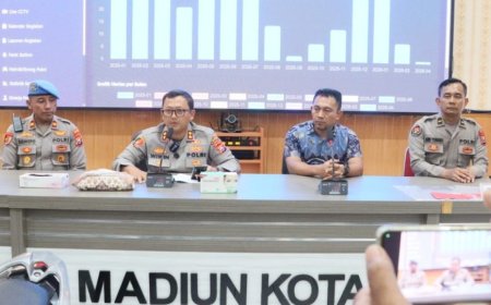Polres Madiun Kota Ungkap Dua Kasus Curanmor Amankan 2 Tersangka