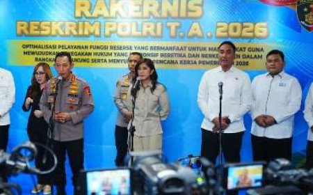Buka Rakernis Reskrim, Kapolri Instruksikan Ciptakan Rasa Aman dan Keadilan untuk Masyarakat