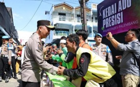 Kapolda Sumsel Resmikan Kedai Asosiasi Driver Online  Presisi