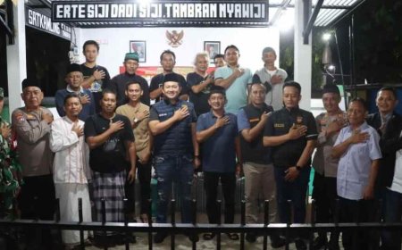 Polres Magetan Maksimalkan Satkamling, Ronda Malam Jaga Lingkungan