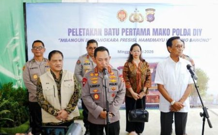 Peletakan Batu Pertama Pembangunan Mapolda DIY, Kapolri Ungkap Kedepankan 4 Konsep Smart City