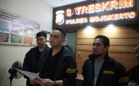 Polres Mojokerto Ungkap Pembobol Minimarket, Tersangka Residivis Diamankan