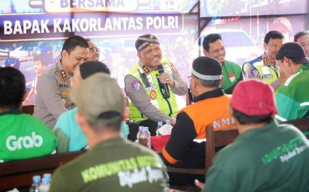 Kakorlantas Hadiri Polantas Menyapa di Jepara, Ajak Ojol & Komunitas Difabel Kampanyekan Keselamatan Lalu Lintas
