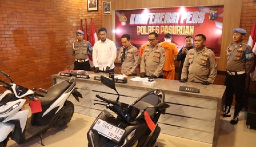 Polres Pasuruan Ungkap 3 Kasus Kejahatan Jalanan, Tersangka Begal Diamankan