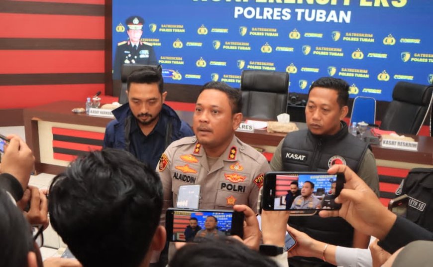 Polres Tuban Amankan Tersangka Komplotan Pencuri Sapi