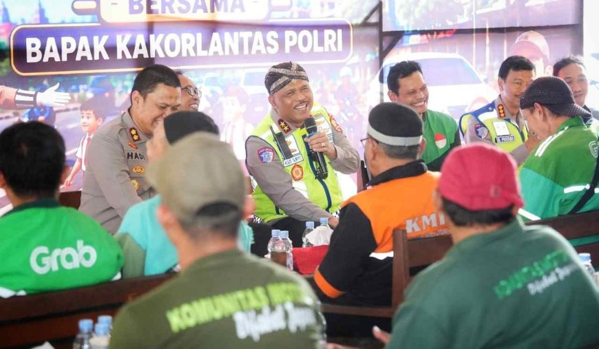 Kakorlantas Hadiri Polantas Menyapa di Jepara, Ajak Ojol & Komunitas Difabel Kampanyekan Keselamatan Lalu Lintas