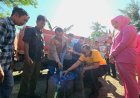 Hari Bhayangkara ke -80, Polres Probolinggo Salurkan Bantuan Alat Pertanian dan Droping 10 Ribu Liter Air Bersih di Banyuanyar