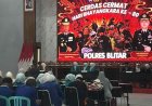 Peduli Pendidikan, Polres Blitar Gelar Lomba Cerdas Cermat Pelajar Sambut Bhayangkara ke-80