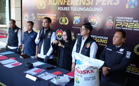 Polres Tulungagung Ungkap Fakta Baru Kasus Dugaan Peredaran Pupuk Tidak Terdaftar