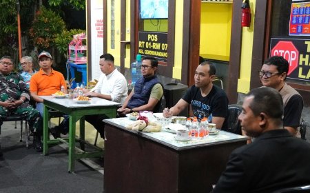 Sambang Poskamling, Kapolresta Malang Kota Serap Aspirasi dan Jaga Kamtibmas hingga Level RT