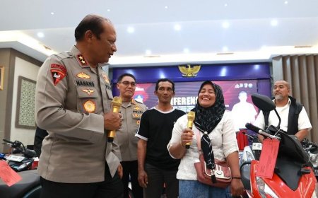 Polda Jatim Kembalikan Motor Korban Curanmor dan Begal Tanpa Biaya