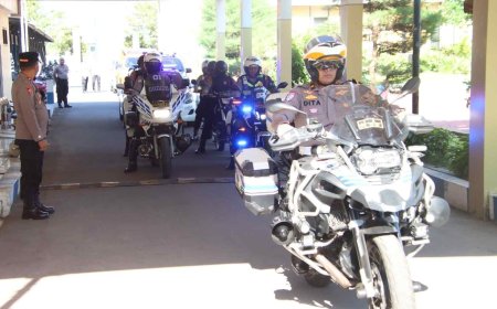 Polres Sumenep Patroli Skala Besar Pastikan Perayaan 1 Suro Kondusif
