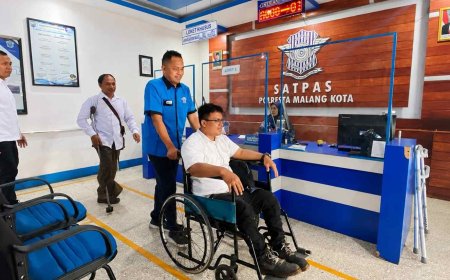 Polresta Malang Kota Berikan Layanan Prioritas Pembuatan SIM bagi Penyandang Disabilitas