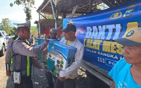 Sambut Hari Bhayangkara ke -80, Polres Situbondo Salurkan Bantuan Alsintan untuk Kelompok Tani