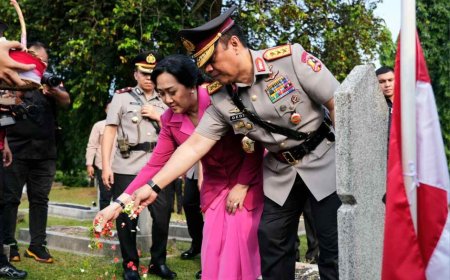 Menghormati Jasa, Melanjutkan Pengabdian: Wakapolri Pimpin Ziarah Nasional Menjelang Hari Bhayangkara ke-80