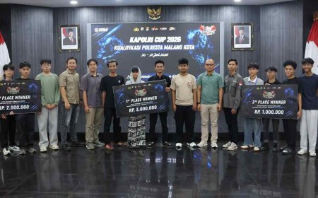 Polresta Malang Kota Gelar Kualifikasi “Kapolri Cup 2026 Mobile Legends”, Tim  Wakili Kota Malang ke Babak 32 Besar