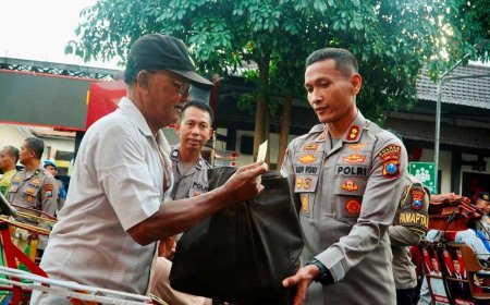 Hari Bhayangkara ke-80, Polres Ponorogo Salurkan Ratusan Paket Bansos Untuk Masyarakat