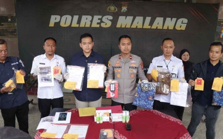 Polres Malang Bongkar Modus Penipuan Berkedok Program UMKM Dua Tersangka Diamankan