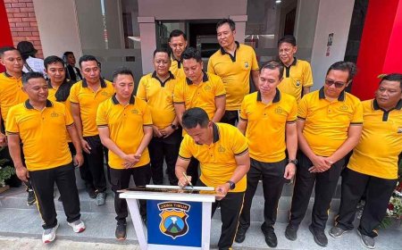 Tingkatkan Pelayanan Masyarakat, Kapolres Probolinggo Resmikan Gedung Berkah Satreskrim