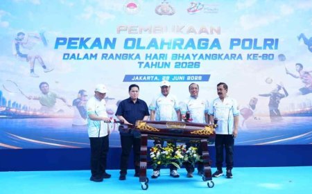 Wakapolri Buka Pekan Olahraga Polri Hari Bhayangkara ke-80, Tegaskan Semangat “Polri untuk Masyarakat”