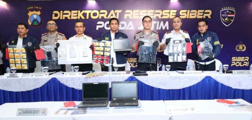 Polda Jatim Bongkar Sindikat Love Scamming Internasional, 3 Tersangka Diamankan