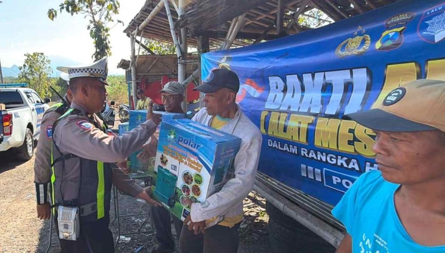 Sambut Hari Bhayangkara ke -80, Polres Situbondo Salurkan Bantuan Alsintan untuk Kelompok Tani