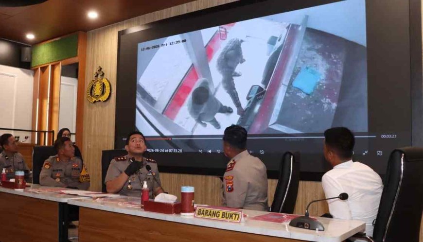 Polres Lamongan Ungkap Jaringan Ganjal ATM Lintas Daerah, 5 Tersangka Residivis Diamankan
