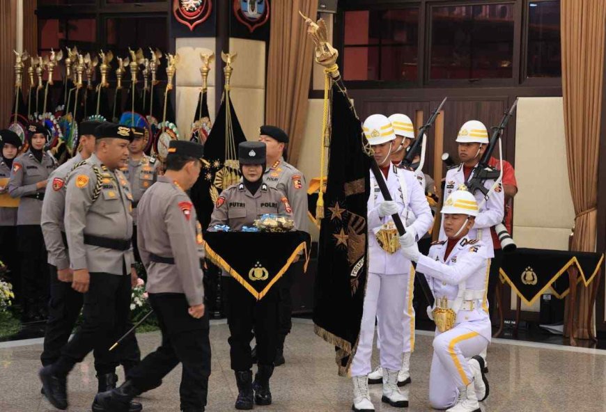 Jelang Hari Bhayangkara ke-80, Polri Gelar Upacara Penyucian Panji Rastra Sewakottama
