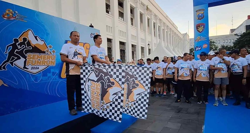Polda Jatim Gelar Semeru Fun Run 2026 di Kota Lama Surabaya, Ribuan Peserta Meriahkan Hari Bhayangkara ke-80