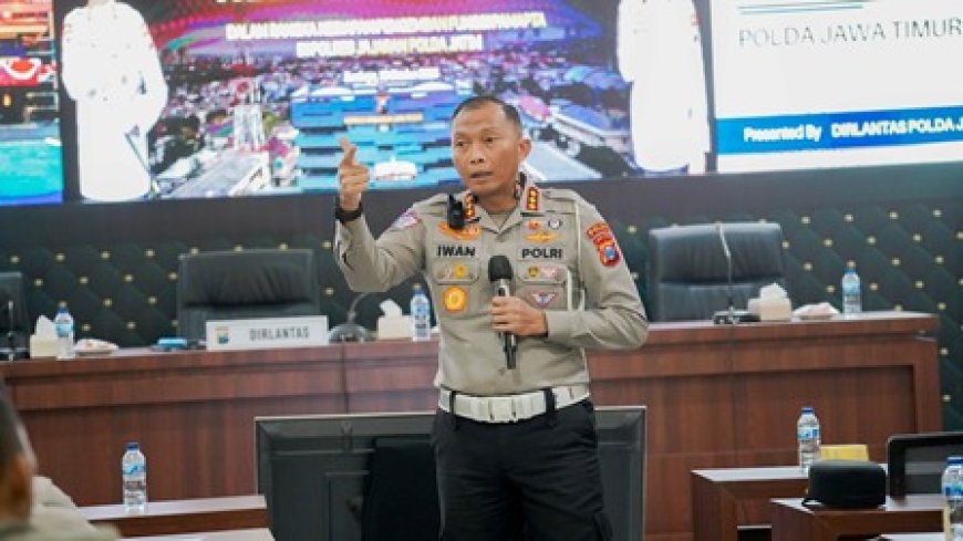 Dirlantas Polda Jatim  Kombes Iwan Saktiadi  Dipromosikan Jabat Waka Polda Banten