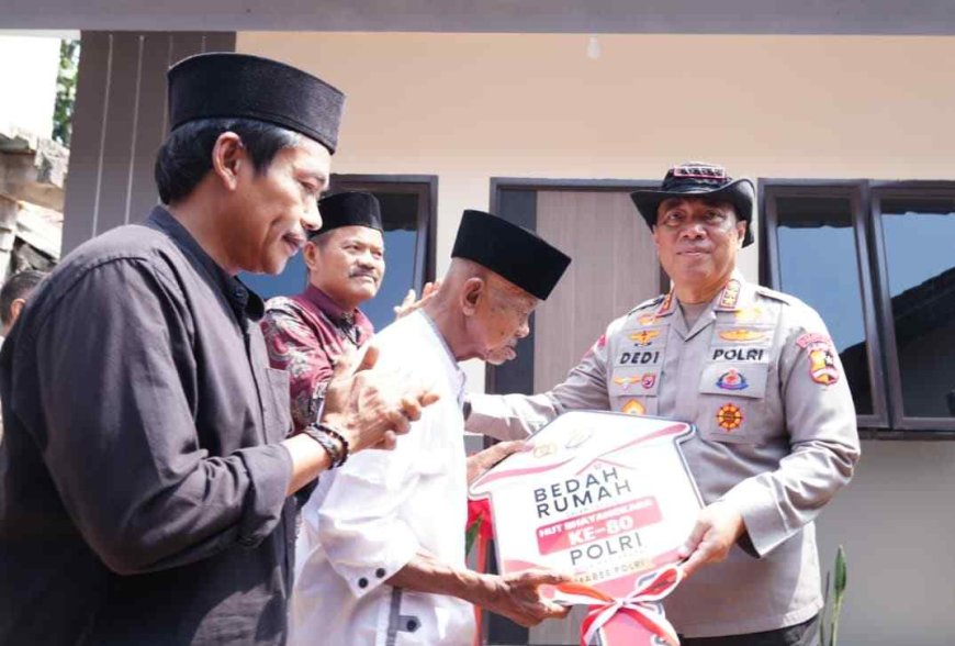 Sambut Hari Bhayangkara ke-80 Tahun 2026, Peduli Masyarakat, Polri Bedah 80 Rumah Layak Huni
