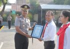 Kapolres Kediri Beri Penghargaan Personel Berprestasi dan  Resmikan Ruang Bermain Anak