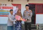 Dukung UMKM, Polres Magetan Renovasi Warung Bu Tiyem di Hari Bhayangkara ke - 80