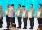 Polresta Banyuwangi Raih Penghargaan WBBM dan Pelayanan Prima Kategori A
