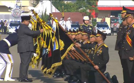 10 Polda Diantaranya Polda Jatim dan Dua Satker Dapat Penghargaan Dari Presiden Prabowo
