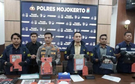 Polres Mojokerto Ungkap Penipuan Modus Uang Gaib, Dua Tersangka Diamankan di  Malang