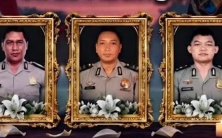 Tiga Personel Polri Gugur Bertugas Ungkap Kasus Narkoba di Katingan, Dianugerahi Kenaikan Pangkat Luar Biasa Anumerta