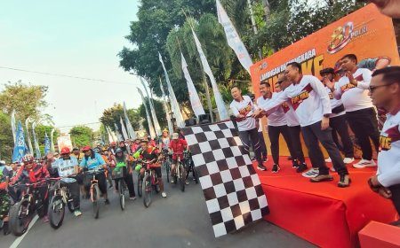 Lamongan Bhayangkara Fun Bike 2026 Meriah, Peserta dari Daerah di Jawa Timur
