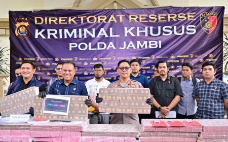 Ditreskrimsus Polda Jambi Ungkap Pembobolan Bank Jambi Rp144,82 Miliar, Tiga Tersangka Diamankan