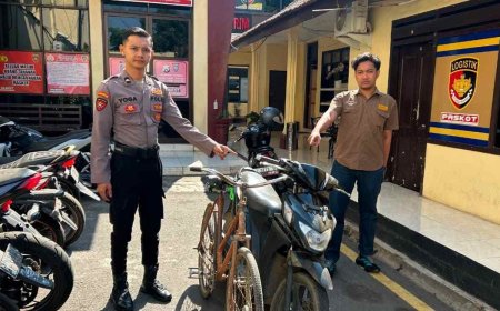 Polres Pasuruan Kota Amankan Tersangka Pencuri Motor di Pohjentrek