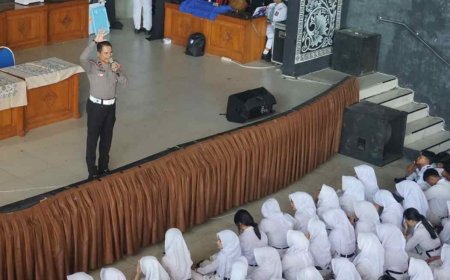 Polres Malang Edukasi 1.250 Pelajar Tanamkan Budaya Tertib Berlalu Lintas Sejak Dini
