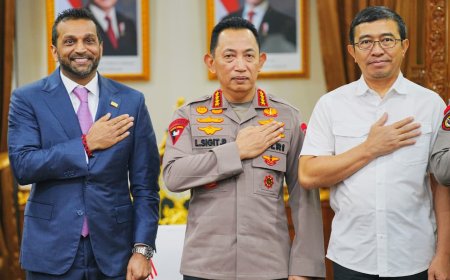 Kapolri Terima Audiensi Direktur FBI, Perkuat Kerja Sama Penanggulangan Kejahatan Transnasional