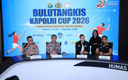 Bulutangkis Kapolri Cup 2026 Siap Digelar, Libatkan Atlet Muda hingga Penyandang Disabilitas