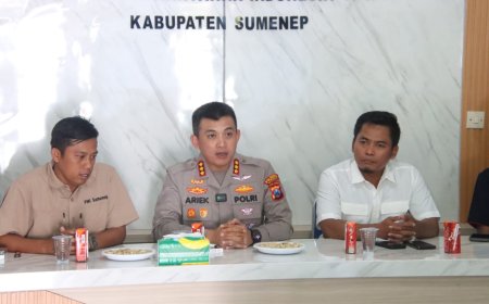 Polresta Sumenep Perkuat Sinergitas Bersama Awak Media Melalui Silaturahmi dan Dialog