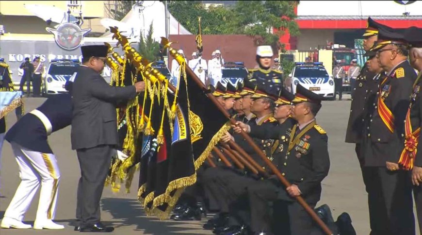 10 Polda Diantaranya Polda Jatim dan Dua Satker Dapat Penghargaan Dari Presiden Prabowo