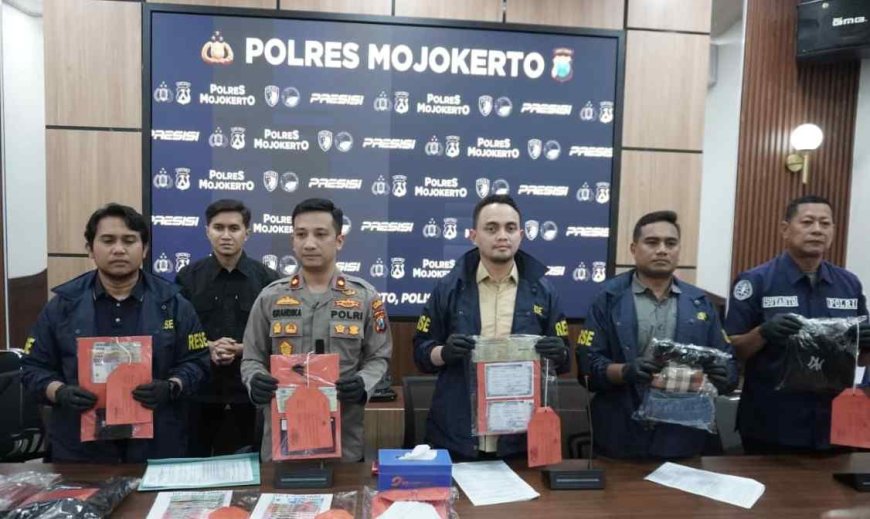 Polres Mojokerto Ungkap Penipuan Modus Uang Gaib, Dua Tersangka Diamankan di  Malang