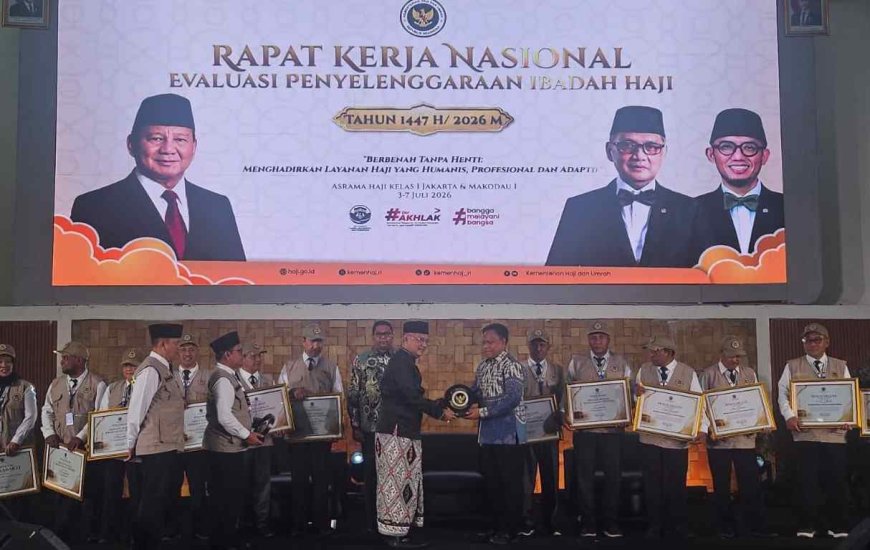Dukung Sukses Penyelenggaraan Haji 2026, Polri Terima Penghargaan dari Kementerian Haji dan Umrah RI